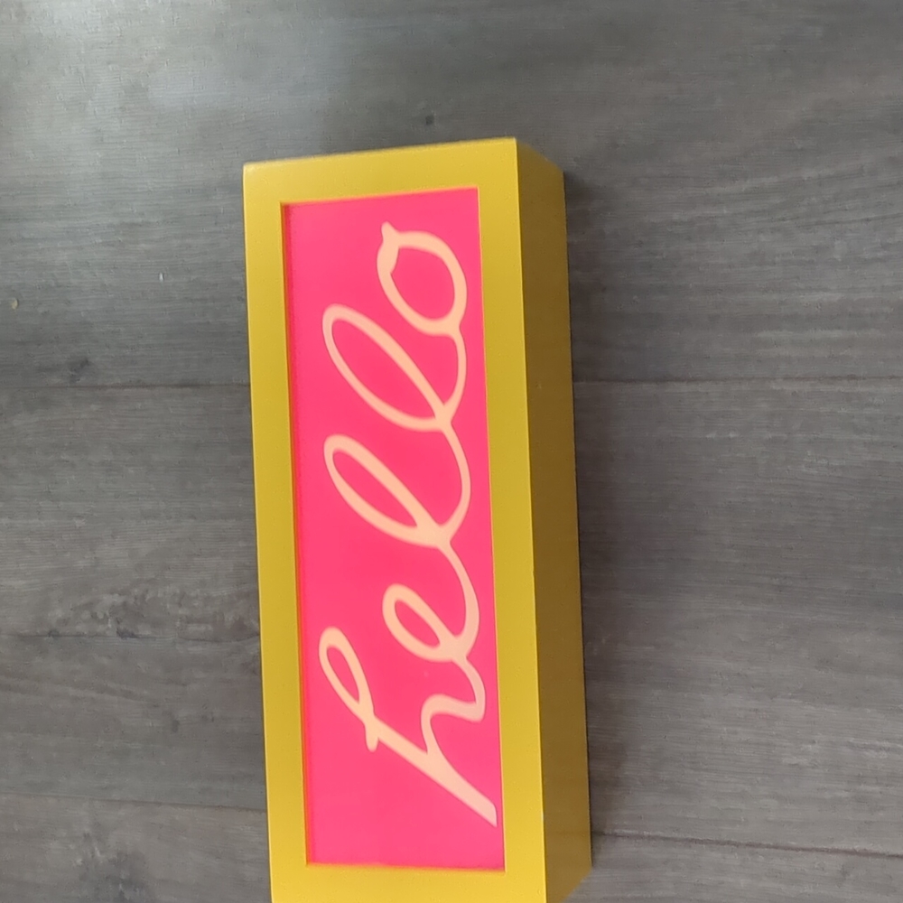Light up hello block! - Picture 2 of 2